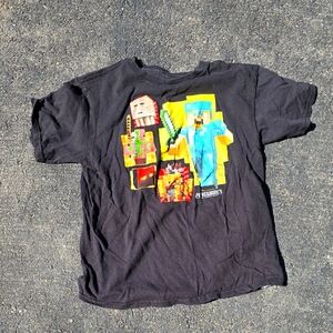 Minecraft Boys Black T-Shirt Large